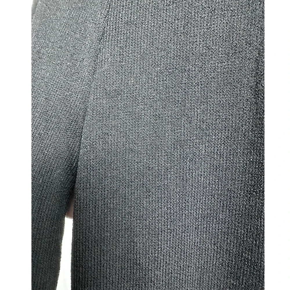 Vintage St. John Basics Black Santana Knit Pull On Pants Size 2 Made In USA 90s